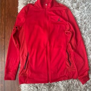 Red Jordan Men’s Zip-Up Jacket Size Large
